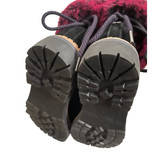 Sam Edelman Bowen suede Fur boot snow rain snow boot winter posh boot 8 - Picture 5 of 7